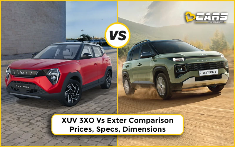 Mahindra XUV 3XO Vs Hyundai Exter